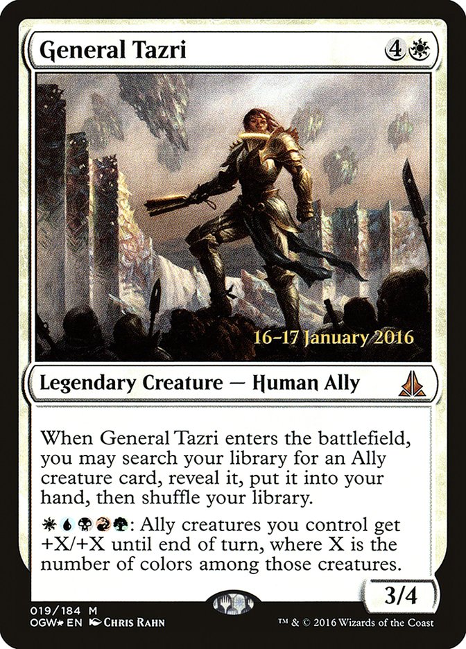 General Tazri [Oath of the Gatewatch Prerelease Promos] - Magic: The Gathering - Card Brawlers | Quebec | Canada |
