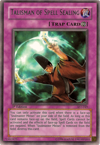 Talisman of Spell Sealing [AST-049] Rare - Yu-Gi-Oh! - Card Brawlers | Quebec | Canada |