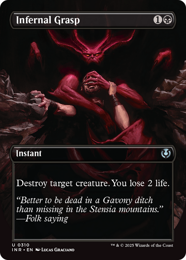 Infernal Grasp (Borderless) [Innistrad Remastered] - Magic: The Gathering - Card Brawlers | Quebec | Canada |