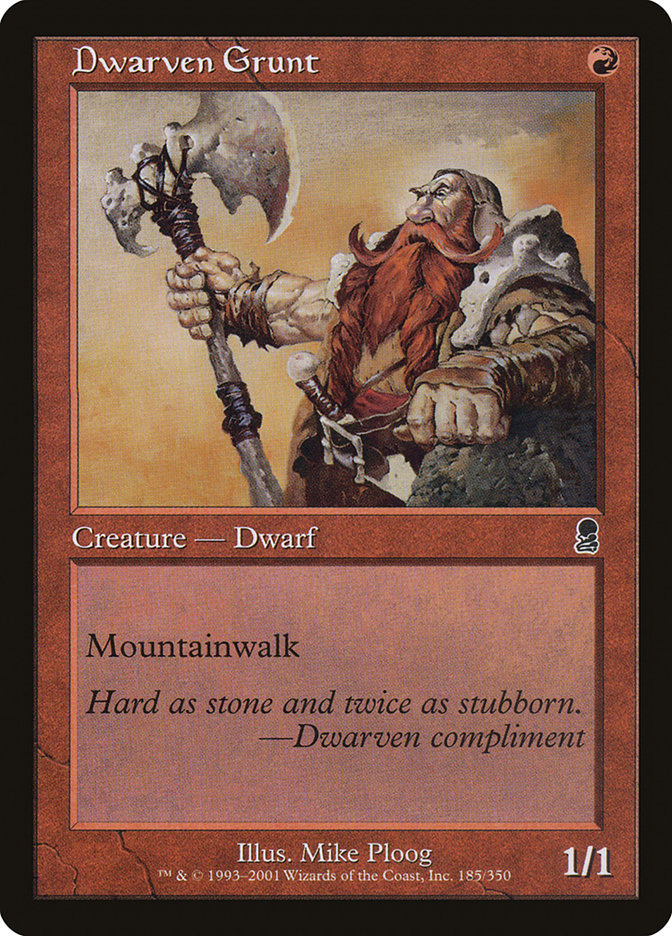 Dwarven Grunt [Odyssey] - Magic: The Gathering - Card Brawlers | Quebec | Canada |