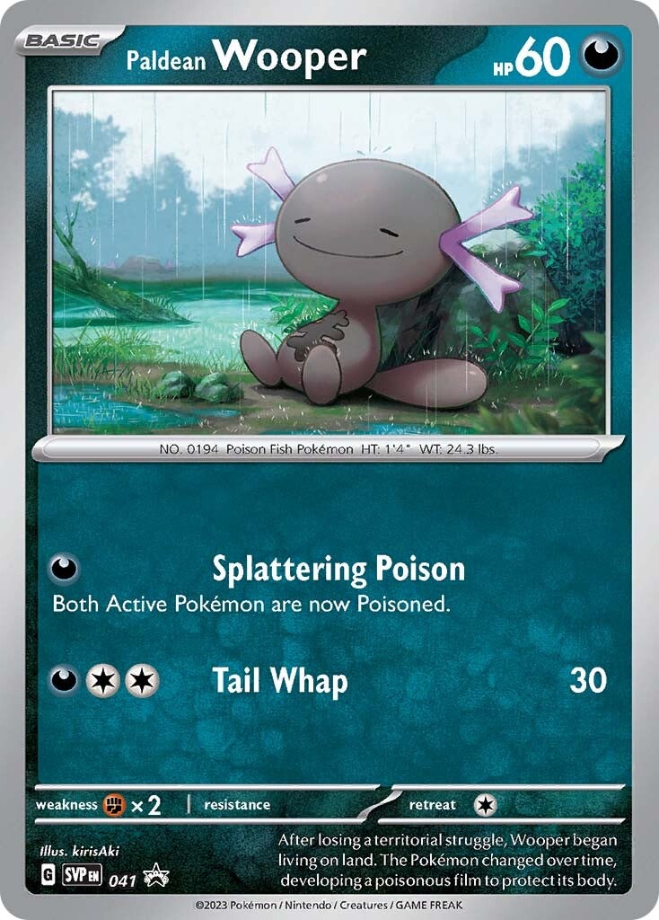 Paldean Wooper (041) [Scarlet & Violet: Black Star Promos] - Pokémon - Card Brawlers | Quebec | Canada |