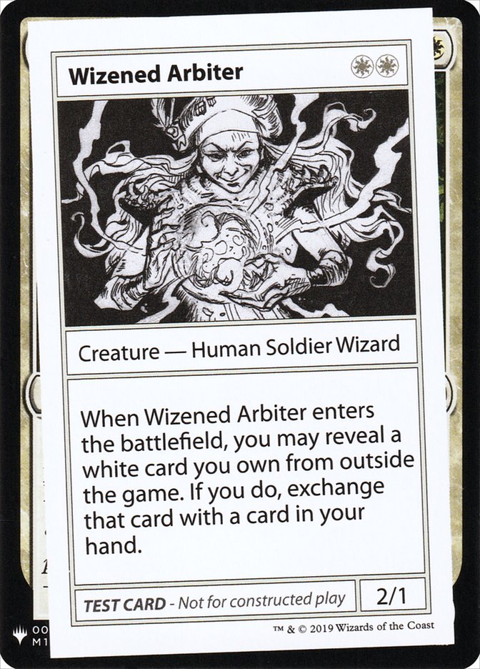 Wizened Arbiter [Mystery Booster Playtest Cards] - Magic: The Gathering - Card Brawlers | Quebec | Canada |
