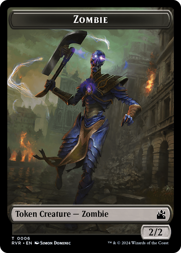Zombie Token [Ravnica Remastered Tokens] - Magic: The Gathering - Card Brawlers | Quebec | Canada |
