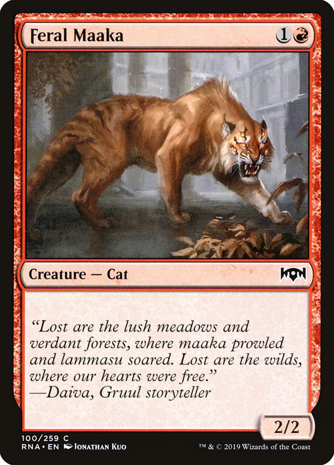 Feral Maaka [Ravnica Allegiance] - Magic: The Gathering - Card Brawlers | Quebec | Canada |