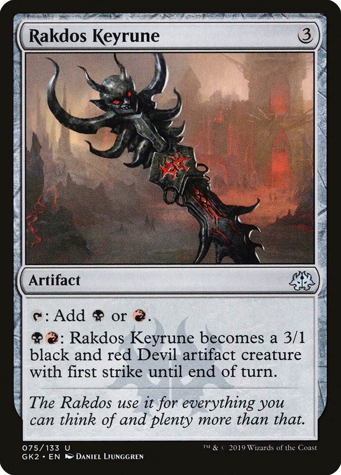 Rakdos Keyrune [Ravnica Allegiance Guild Kit] - Magic: The Gathering - Card Brawlers | Quebec | Canada |