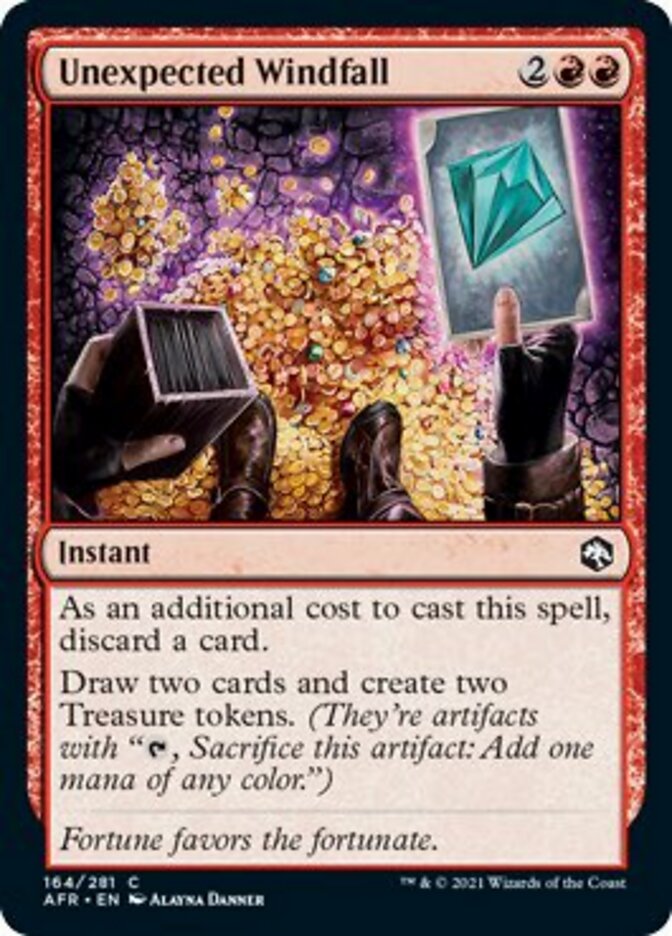 Unexpected Windfall [Dungeons & Dragons: Adventures in the Forgotten Realms] - Magic: The Gathering - Card Brawlers | Quebec | Canada |