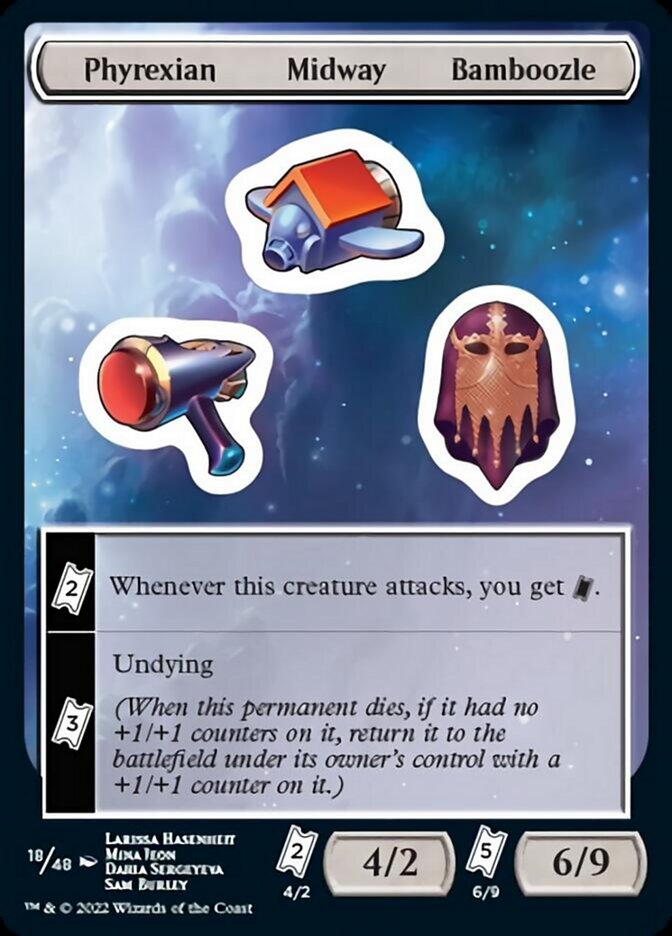 Phyrexian Midway Bamboozle [Unfinity Stickers] - Magic: The Gathering - Card Brawlers | Quebec | Canada |