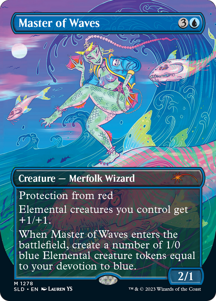 Master of Waves (Borderless) [Secret Lair Drop Series] - Magic: The Gathering - Card Brawlers | Quebec | Canada |
