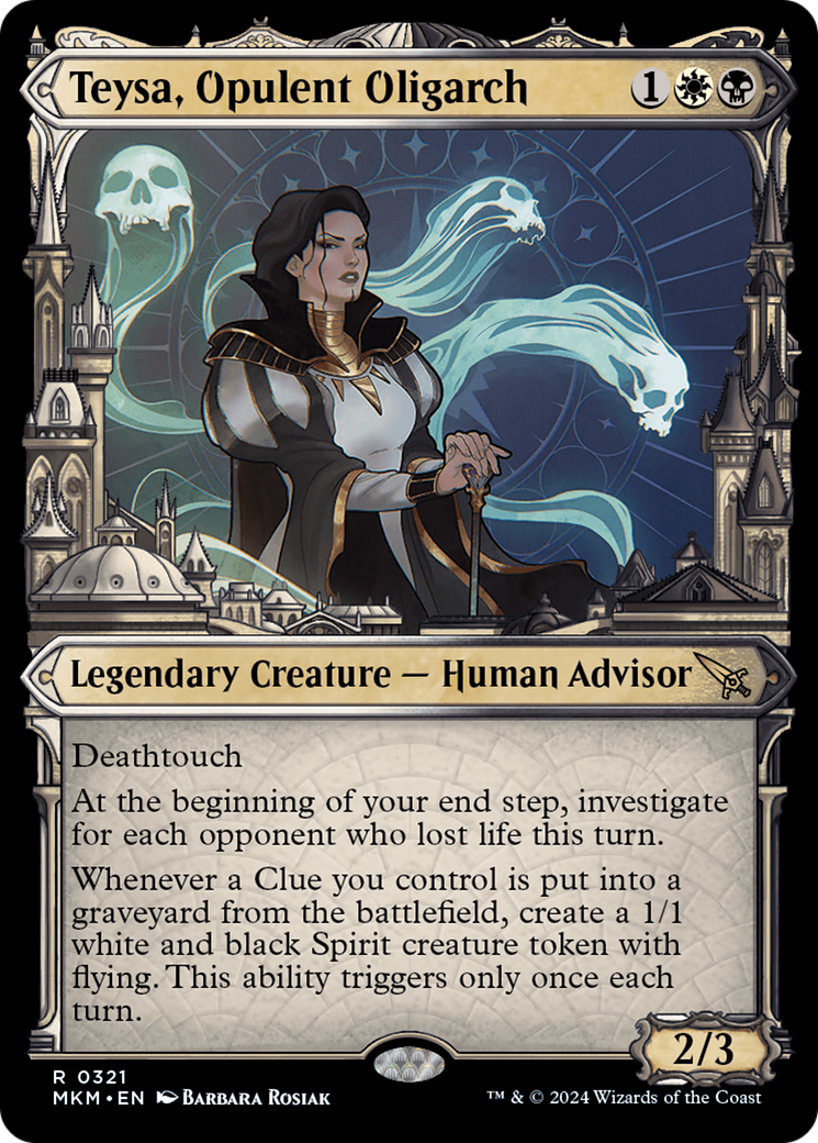 Teysa, Opulent Oligarch (Showcase) (0321) [Murders at Karlov Manor] - Magic: The Gathering - Card Brawlers | Quebec | Canada |