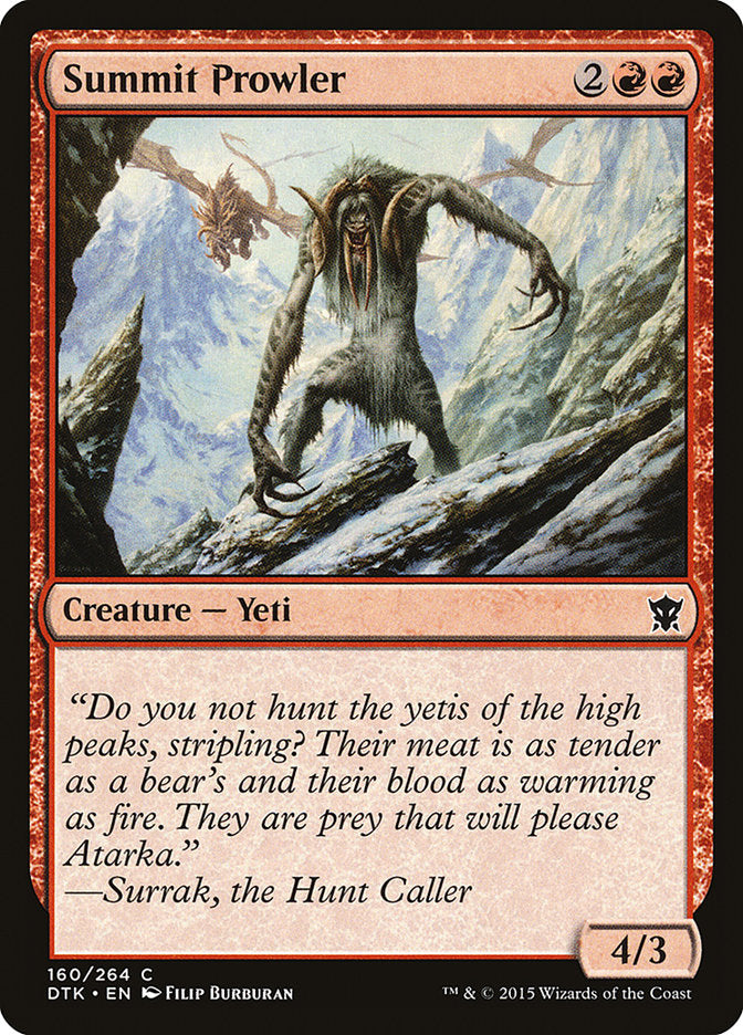 Summit Prowler [Dragons of Tarkir] - Magic: The Gathering - Card Brawlers | Quebec | Canada |