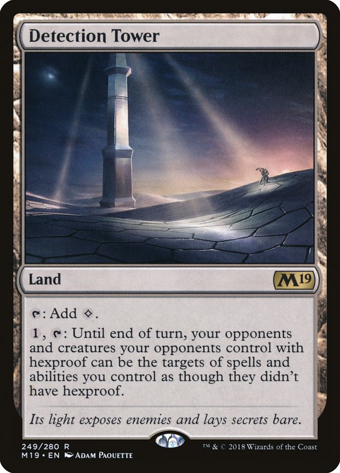 Detection Tower [Core Set 2019] - Magic: The Gathering - Card Brawlers | Quebec | Canada |