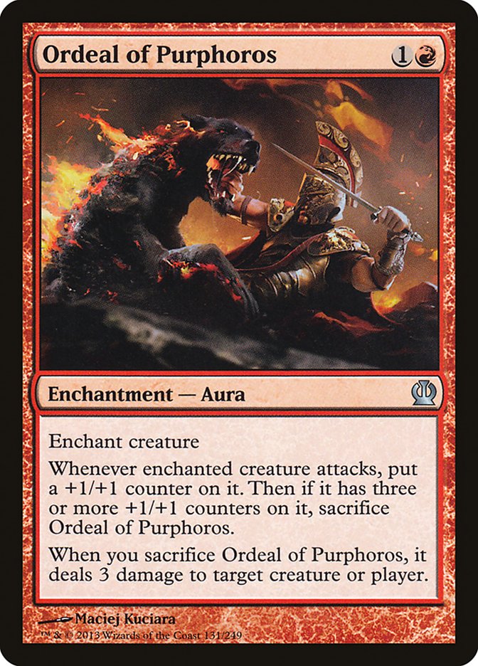 Ordeal of Purphoros [Theros] - Magic: The Gathering - Card Brawlers | Quebec | Canada |