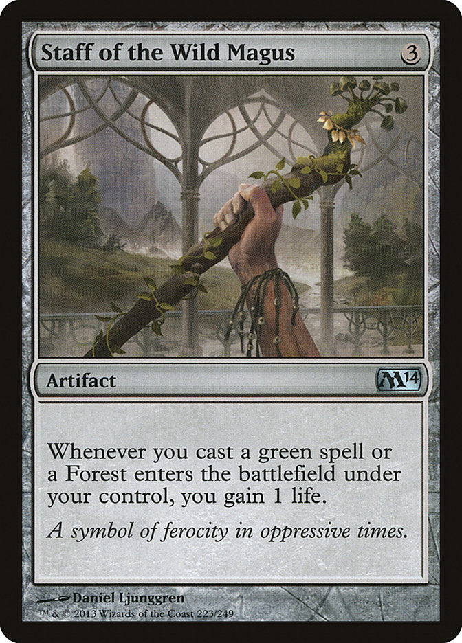 Staff of the Wild Magus [Magic 2014] - Magic: The Gathering - Card Brawlers | Quebec | Canada |