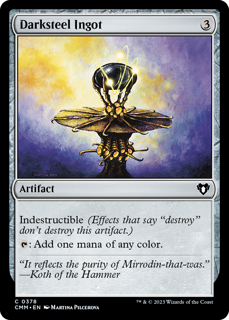 Darksteel Ingot [Commander Masters] - Magic: The Gathering - Card Brawlers | Quebec | Canada |