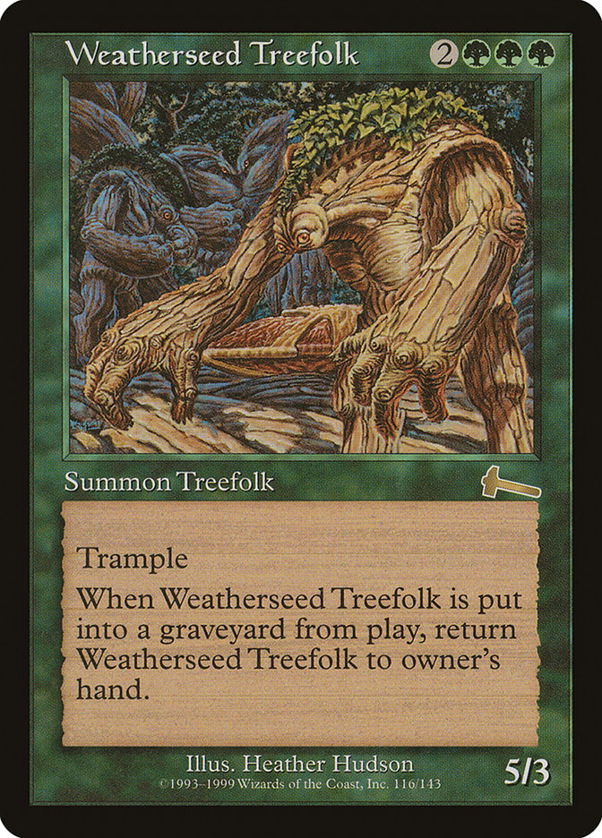 Weatherseed Treefolk [Urza's Legacy] - Magic: The Gathering - Card Brawlers | Quebec | Canada |