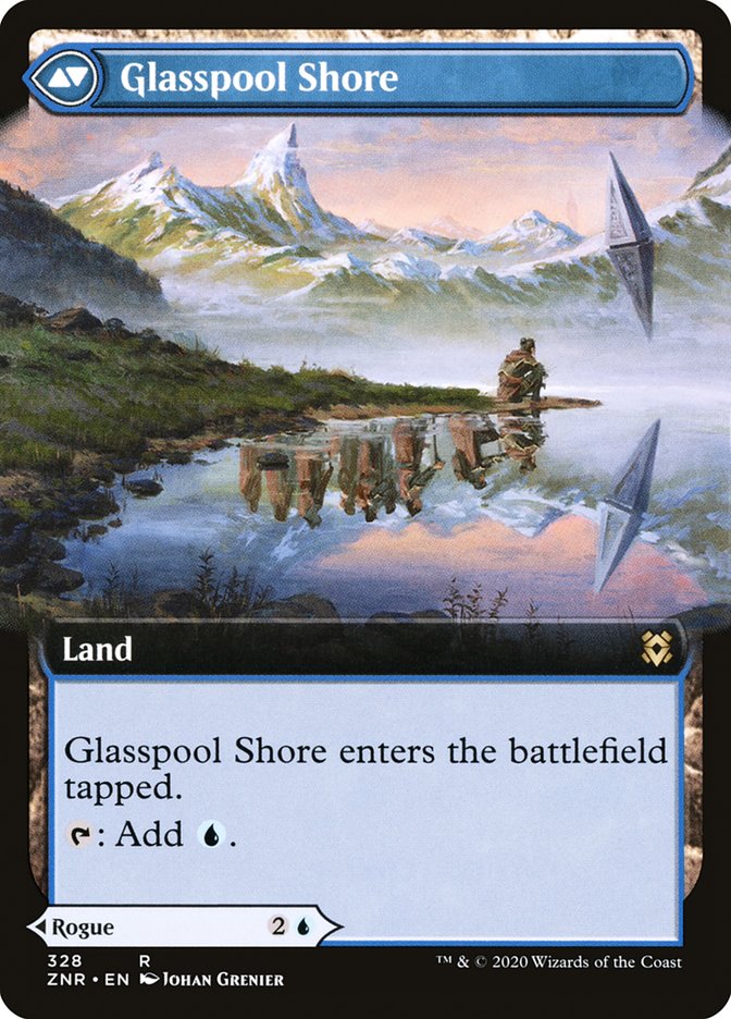 Glasspool Mimic // Glasspool Shore (Extended Art) [Zendikar Rising] - Magic: The Gathering - Card Brawlers | Quebec | Canada |