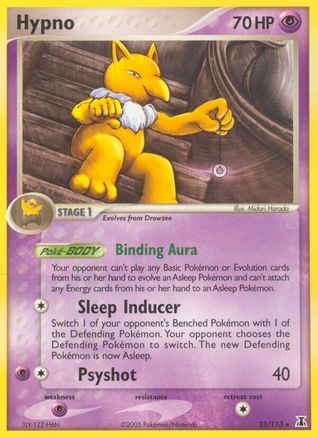 Hypno (23/113) (Stamped) [EX: Delta Species] - Pokémon - Card Brawlers | Quebec | Canada |