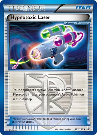 Hypnotoxic Laser (123/135) [Black & White: Plasma Storm] - Pokémon - Card Brawlers | Quebec | Canada |