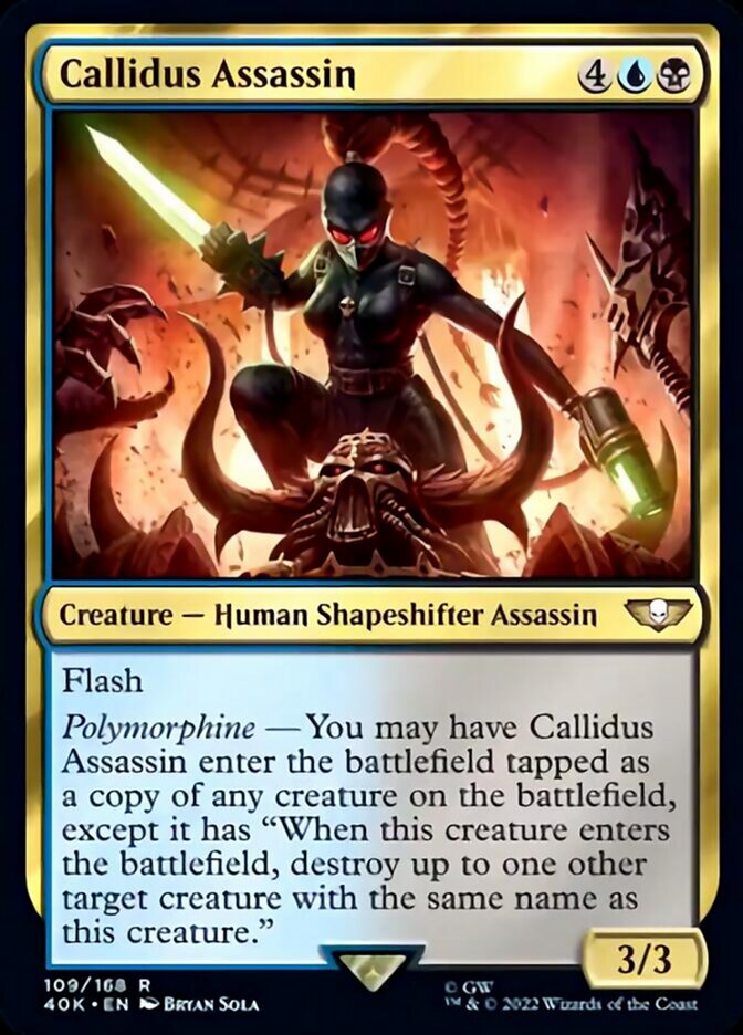 Callidus Assassin (Surge Foil) [Warhammer 40,000] - Magic: The Gathering - Card Brawlers | Quebec | Canada |