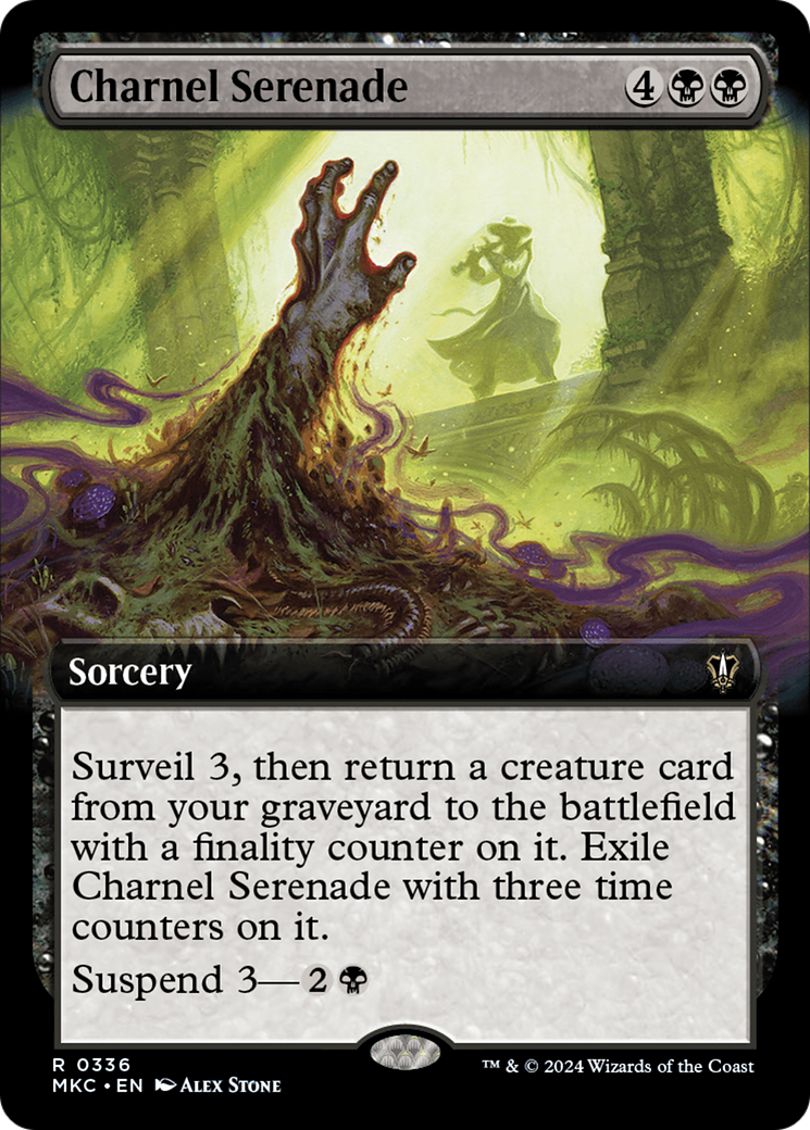 Charnel Serenade (Extended Art) [Murders at Karlov Manor Commander] - Magic: The Gathering - Card Brawlers | Quebec | Canada |