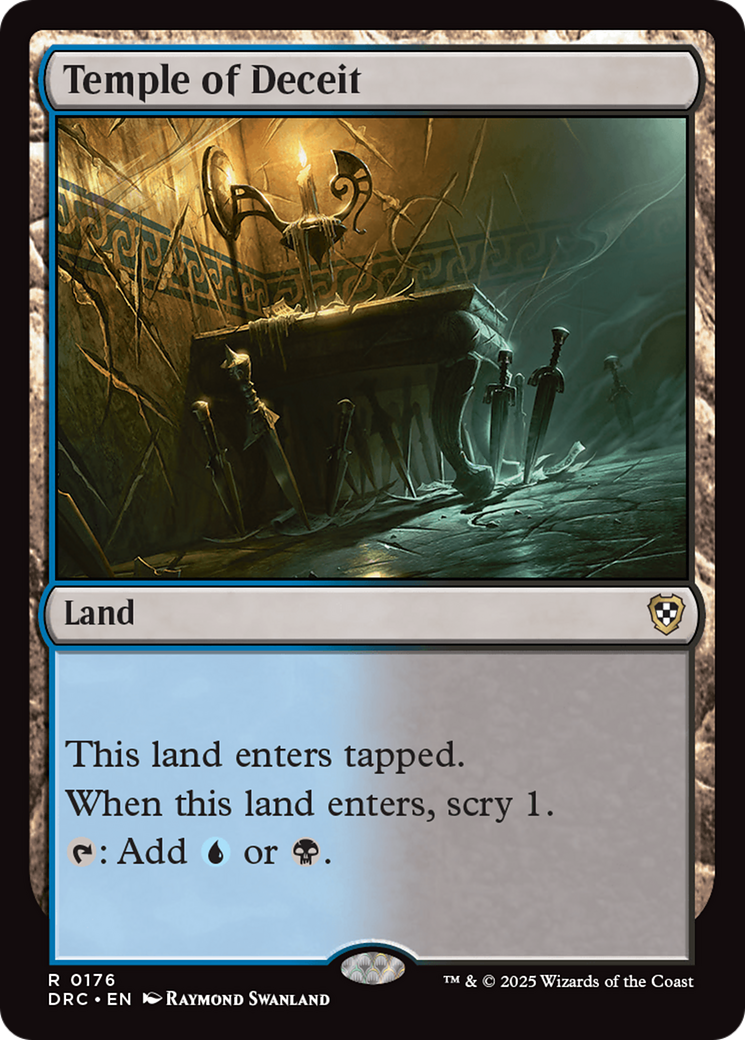 Temple of Deceit [Aetherdrift Commander] - Magic: The Gathering - Card Brawlers | Quebec | Canada |
