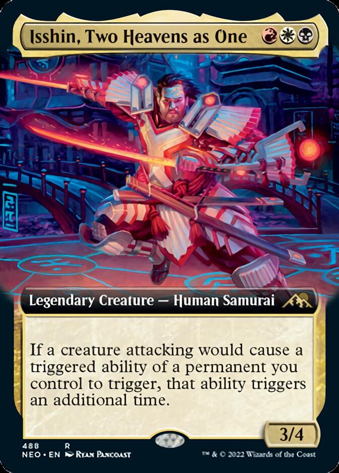 Isshin, Two Heavens as One (Extended Art) [Kamigawa: Neon Dynasty] - Magic: The Gathering - Card Brawlers | Quebec | Canada |