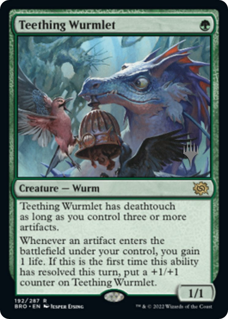 Teething Wurmlet (Promo Pack) [The Brothers' War Promos] - Magic: The Gathering - Card Brawlers | Quebec | Canada |