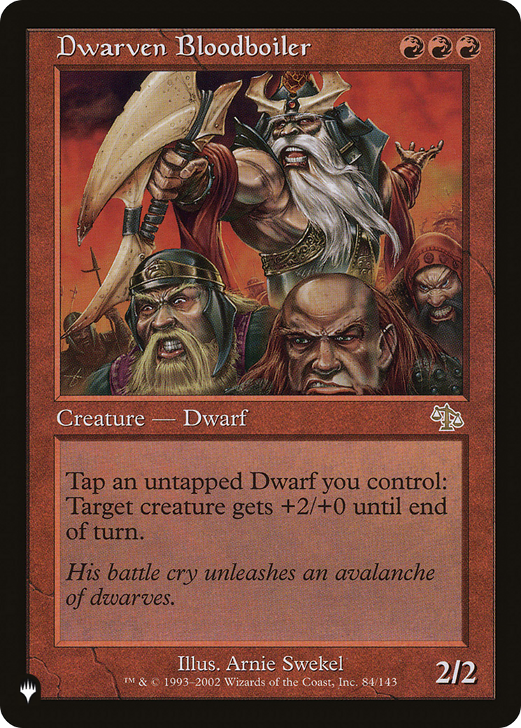 Dwarven Bloodboiler [The List] - Magic: The Gathering - Card Brawlers | Quebec | Canada |