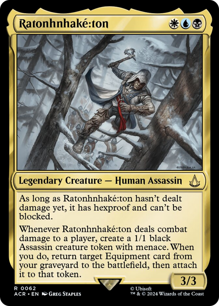 Ratonhnhake:ton [Assassin's Creed] - Magic: The Gathering - Card Brawlers | Quebec | Canada |