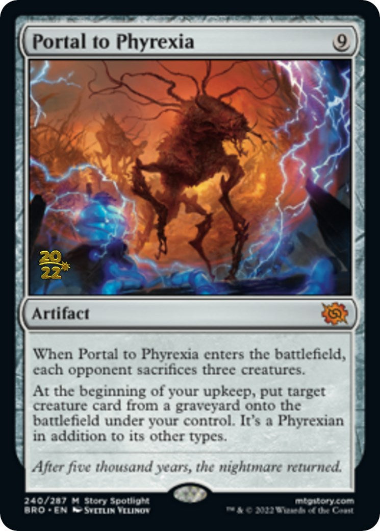 Portal to Phyrexia [The Brothers' War Prerelease Promos] - Magic: The Gathering - Card Brawlers | Quebec | Canada |