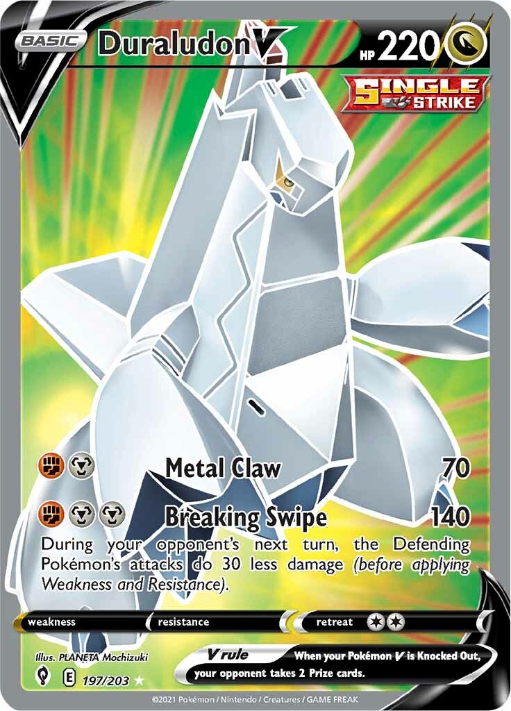 Duraludon V (197/203) [Sword & Shield: Evolving Skies] - Pokémon - Card Brawlers | Quebec | Canada |