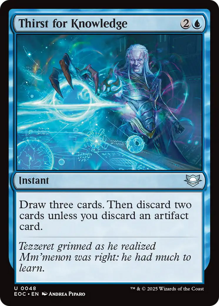 Thirst for Knowledge [Edge of Eternities Commander] - Magic: The Gathering - Card Brawlers | Quebec | Canada |