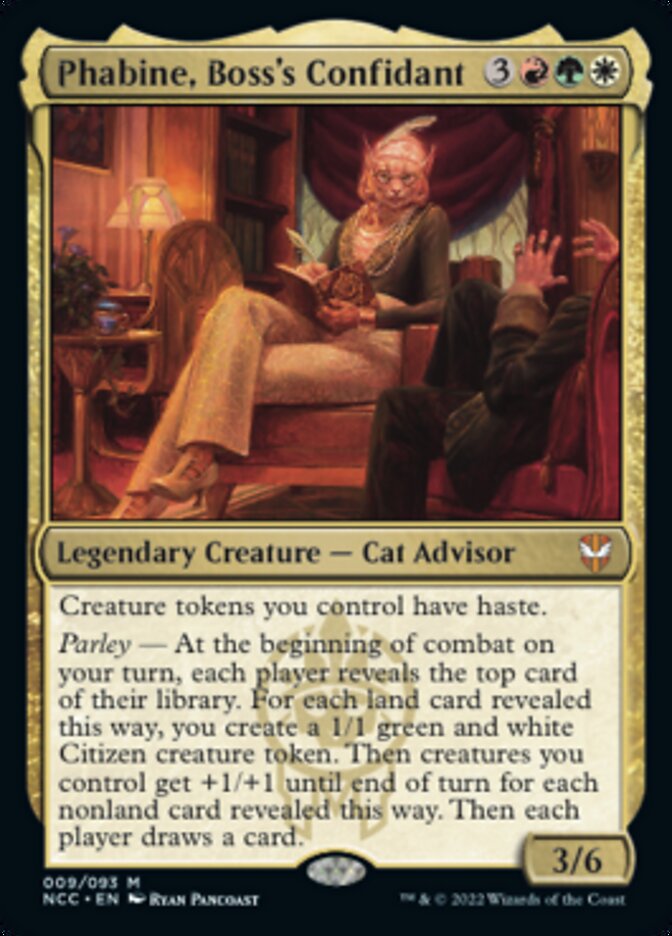 Phabine, Boss's Confidant [Streets of New Capenna Commander] - Magic: The Gathering - Card Brawlers | Quebec | Canada |