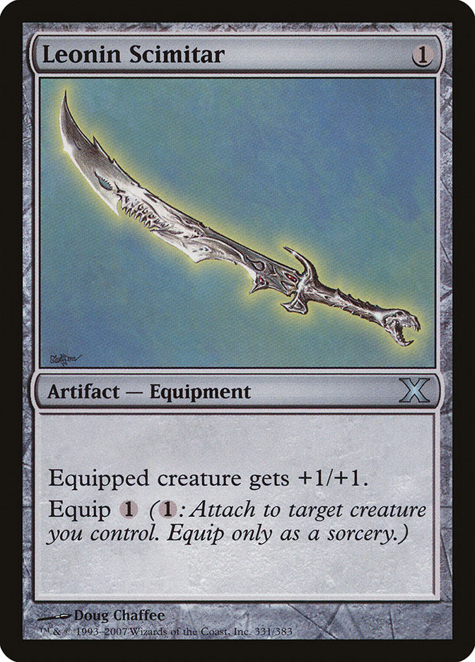Leonin Scimitar [Tenth Edition] - Magic: The Gathering - Card Brawlers | Quebec | Canada |