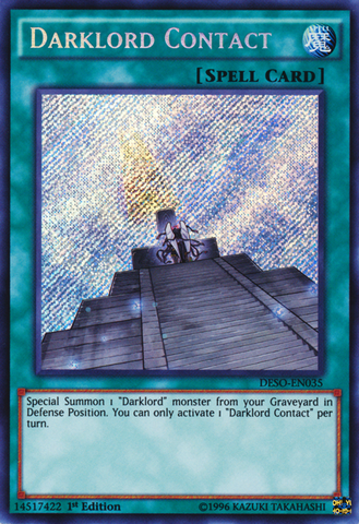 Darklord Contact [DESO-EN035] Secret Rare - Yu-Gi-Oh! - Card Brawlers | Quebec | Canada |