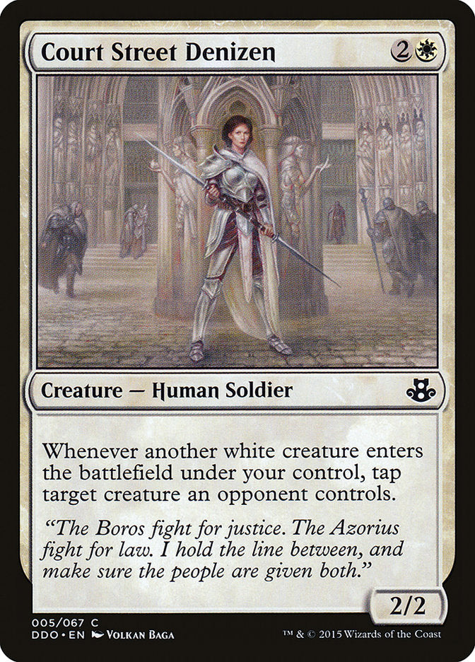 Court Street Denizen [Duel Decks: Elspeth vs. Kiora] - Magic: The Gathering - Card Brawlers | Quebec | Canada |
