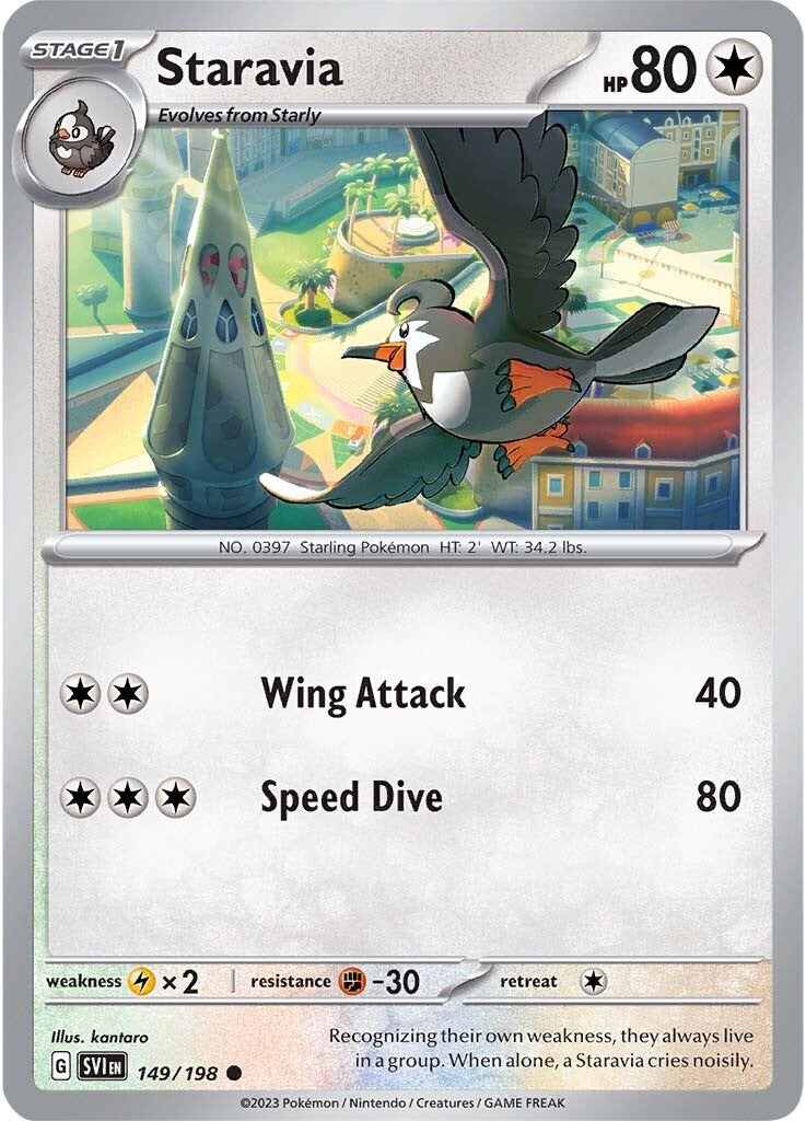 Staravia (149/198) [Scarlet & Violet: Base Set] - Pokémon - Card Brawlers | Quebec | Canada |