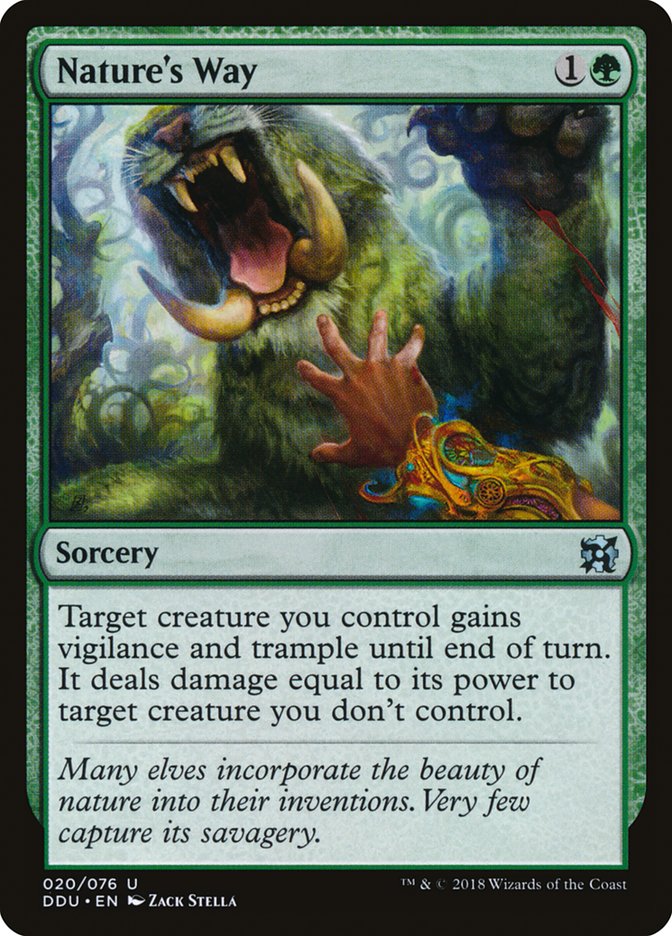 Nature's Way [Duel Decks: Elves vs. Inventors] - Magic: The Gathering - Card Brawlers | Quebec | Canada |
