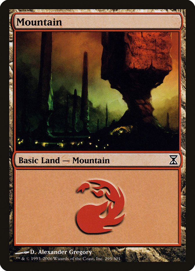 Mountain (295) [Time Spiral] - Magic: The Gathering - Card Brawlers | Quebec | Canada |