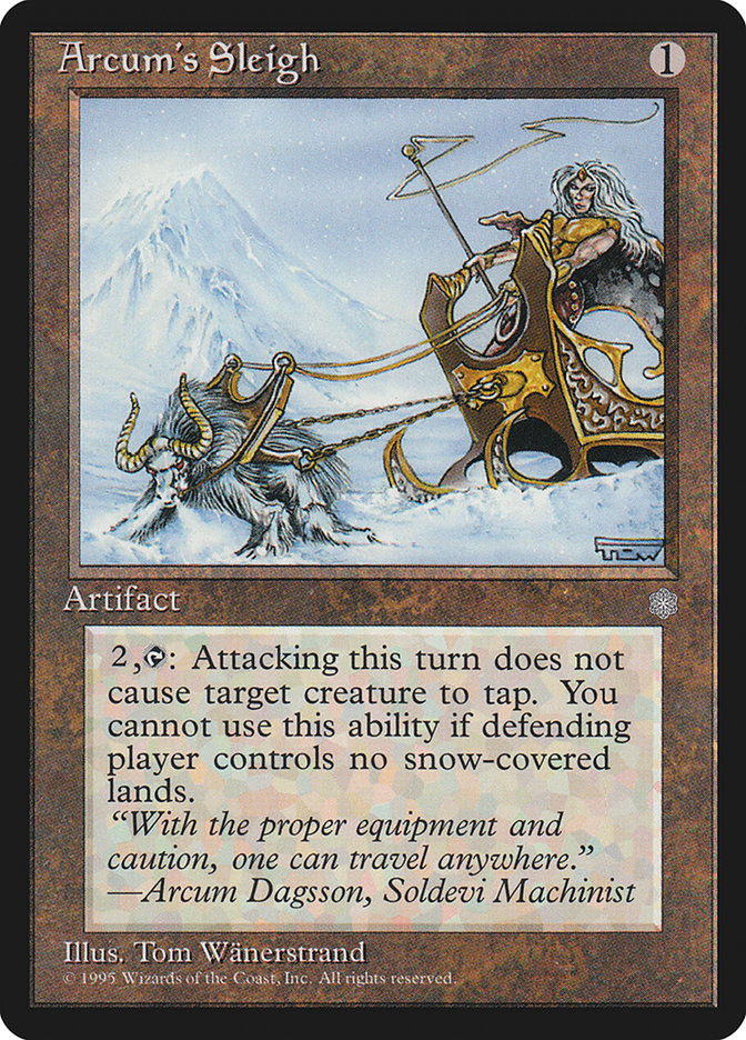 Arcum's Sleigh [Ice Age] - Magic: The Gathering - Card Brawlers | Quebec | Canada |