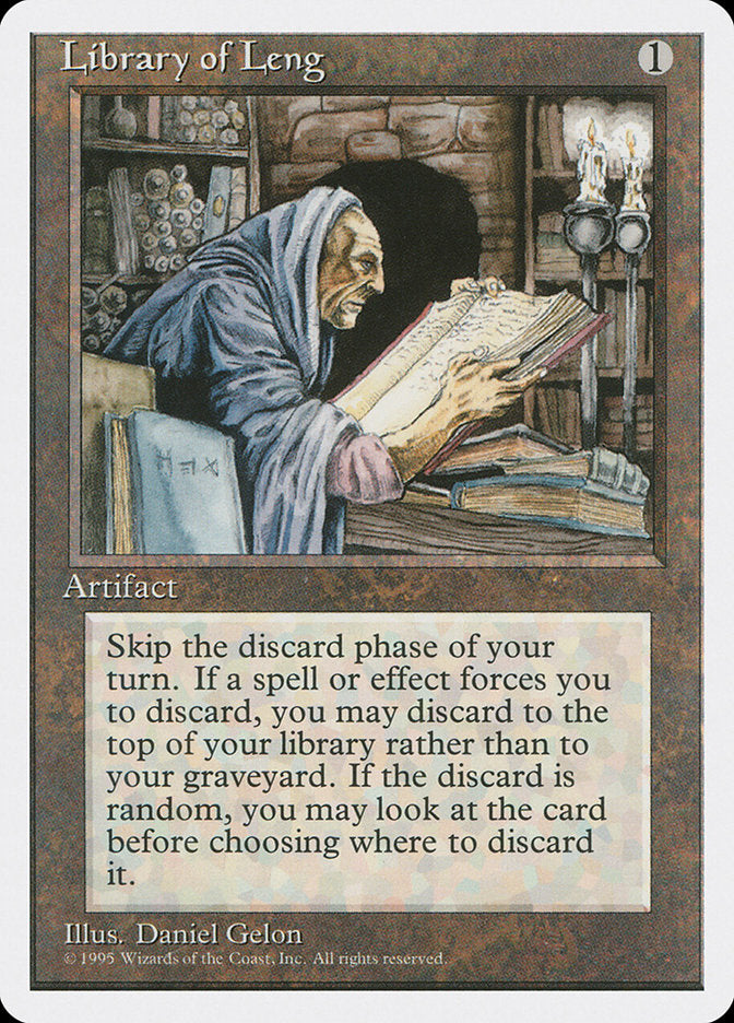 Library of Leng [Fourth Edition] - Magic: The Gathering - Card Brawlers | Quebec | Canada |