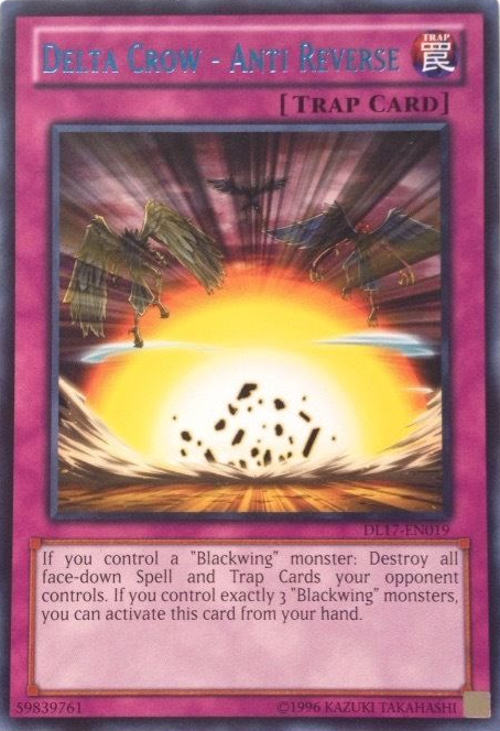 Delta Crow - Anti Reverse (Blue) [DL17-EN019] Rare - Yu-Gi-Oh! - Card Brawlers | Quebec | Canada |