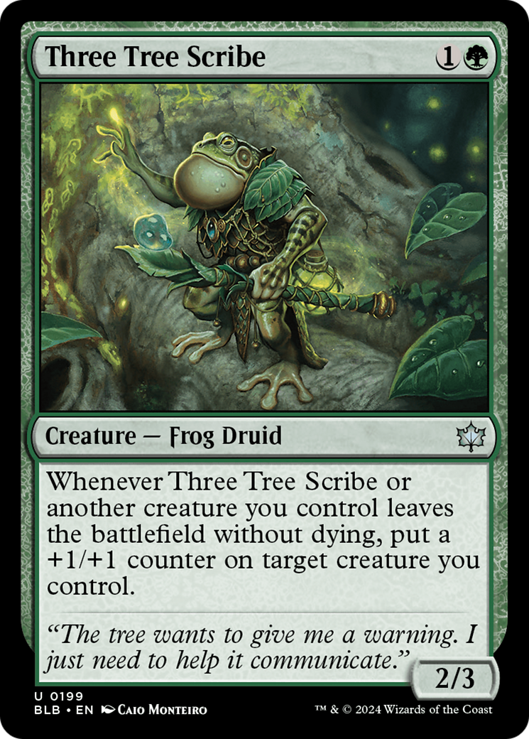 Three Tree Scribe [Bloomburrow] - Magic: The Gathering - Card Brawlers | Quebec | Canada |