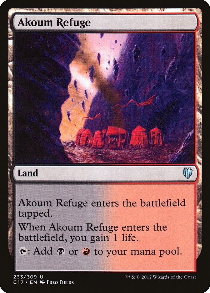 Akoum Refuge [Commander 2017] - Magic: The Gathering - Card Brawlers | Quebec | Canada |