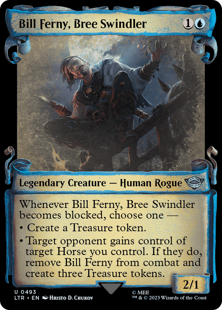 Bill Ferny, Bree Swindler [The Lord of the Rings: Tales of Middle-Earth Showcase Scrolls] - Magic: The Gathering - Card Brawlers | Quebec | Canada |