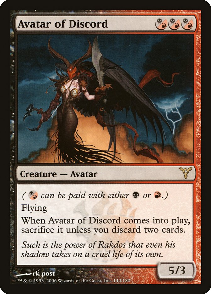Avatar of Discord [Dissension] - Magic: The Gathering - Card Brawlers | Quebec | Canada |