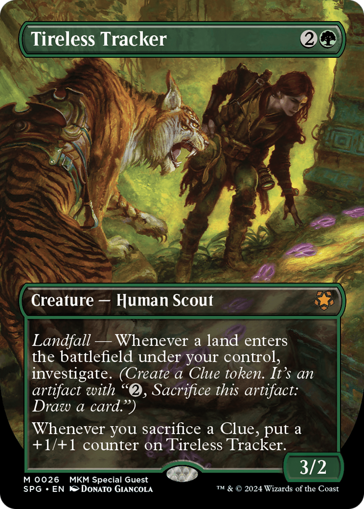 Tireless Tracker (Borderless) [Murders at Karlov Manor Special Guests] - Magic: The Gathering - Card Brawlers | Quebec | Canada |