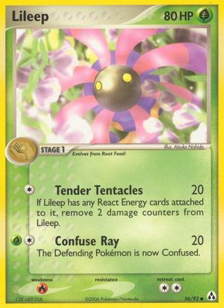 Lileep (56/92) (Stamped) [EX: Legend Maker] - Pokémon - Card Brawlers | Quebec | Canada |