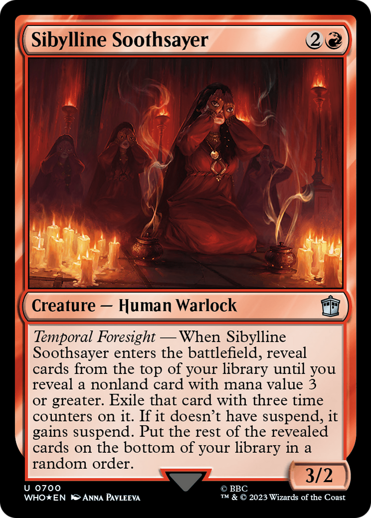 Sibylline Soothsayer (Surge Foil) [Doctor Who] - Magic: The Gathering - Card Brawlers | Quebec | Canada |