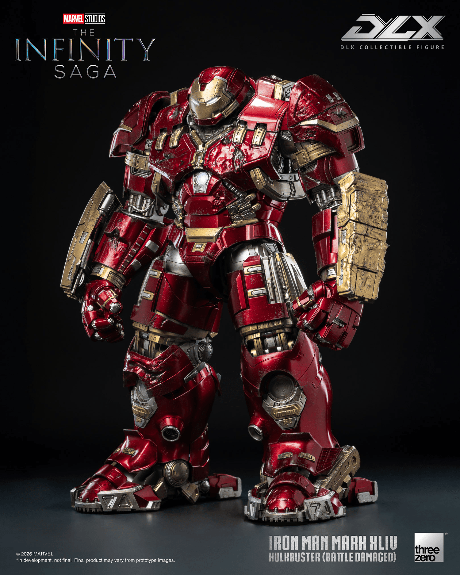 Threezero - DLX - Iron Man Mark 44 - Hulkbuster - (Battle Damaged) - (PREORDER) December 31, 2026